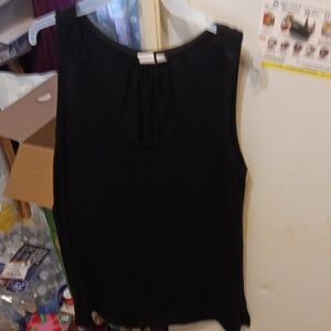 GAP Black Sleeveless Tank Top